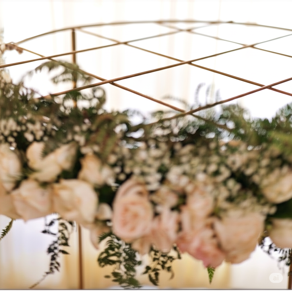 Round shape backdrop stand
