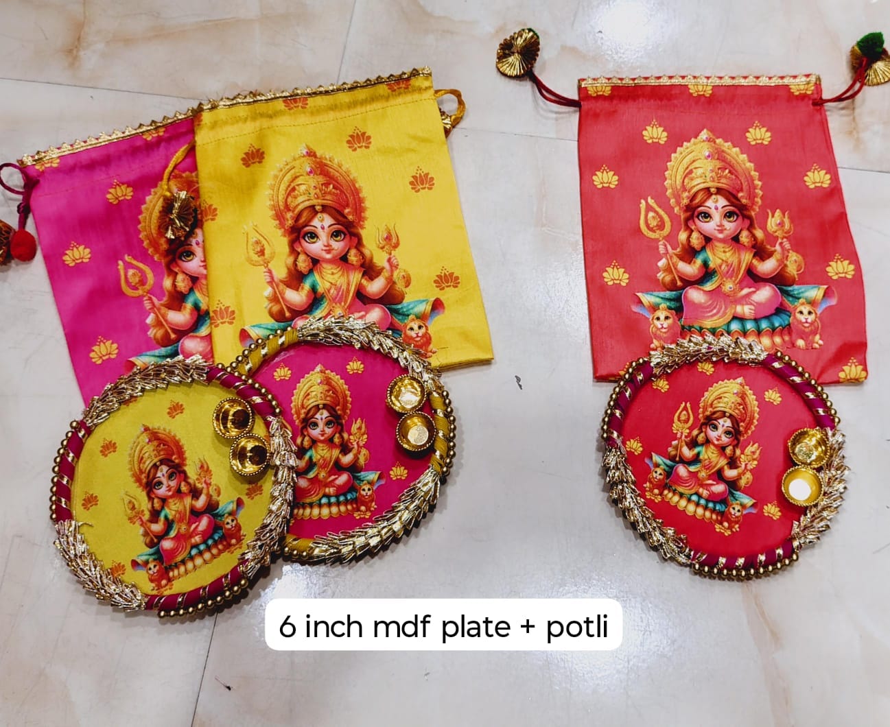 Potli with tilak plate