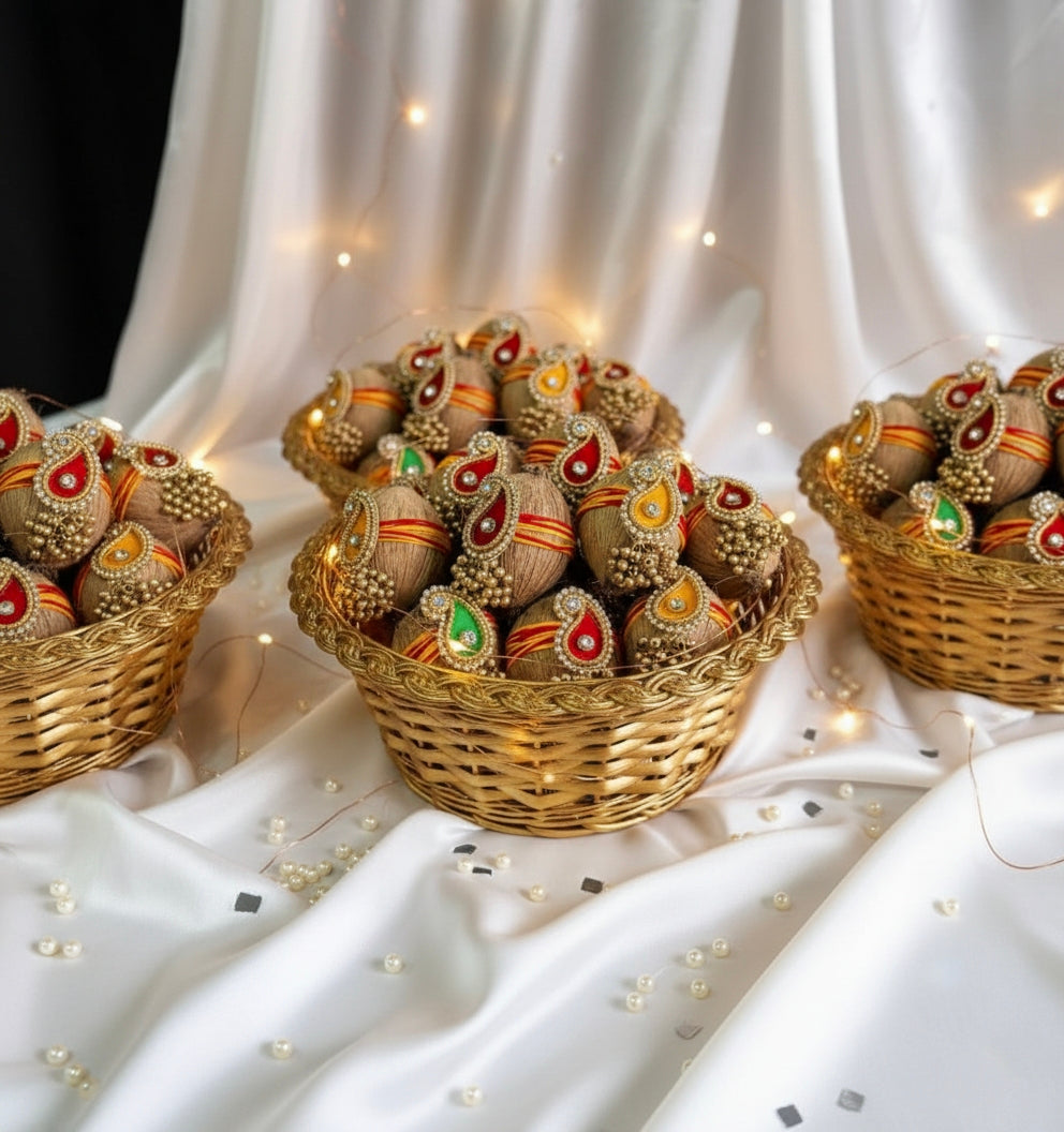 Decorated shagun mini nariyal