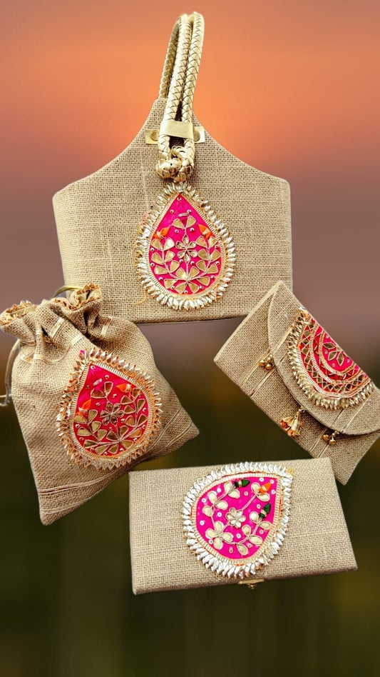 Jute basket set