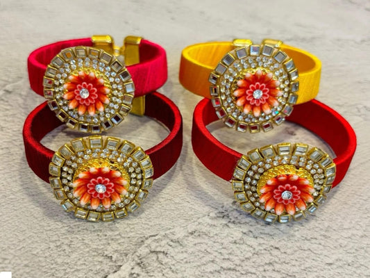 Kundan openable bangle / bracelet for mehendi favors weddings