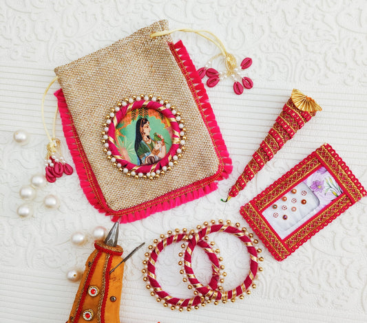 Maharani gift hamper in jute