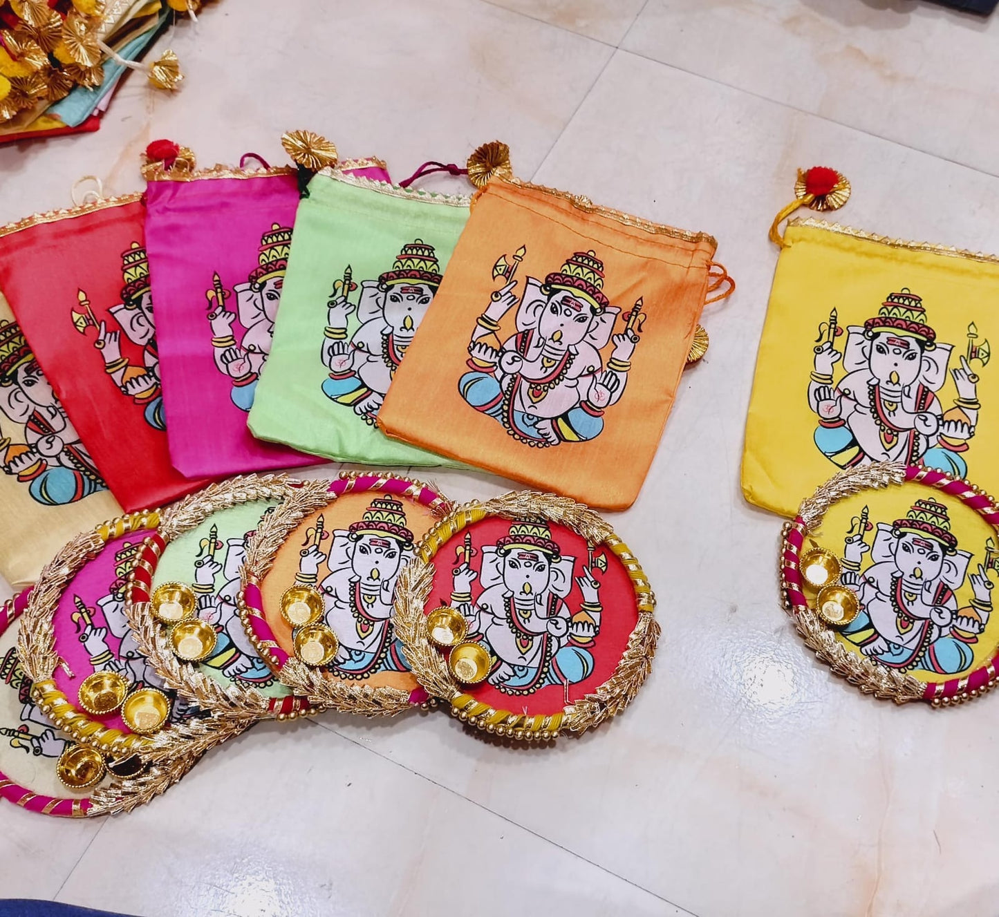 Potli with tilak plate