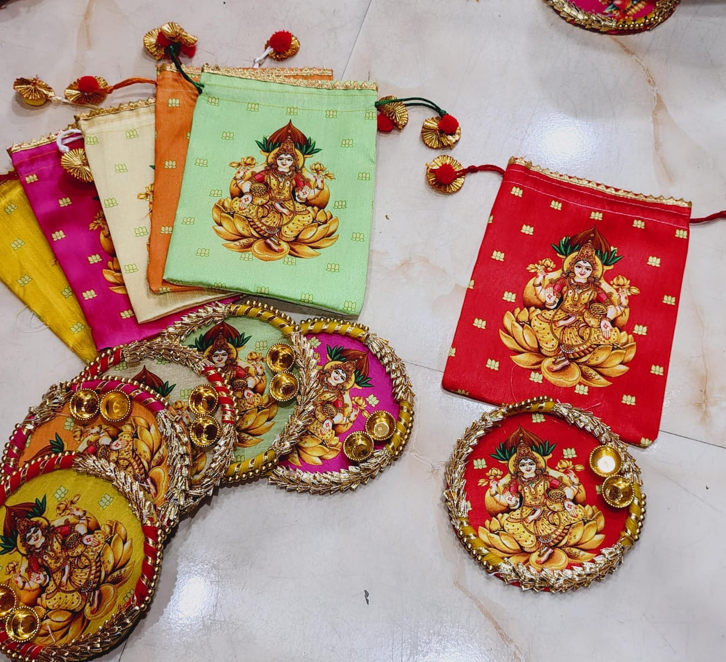 Potli with tilak plate