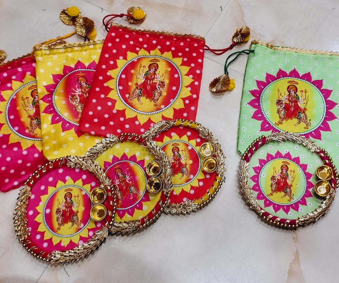 Potli with tilak plate