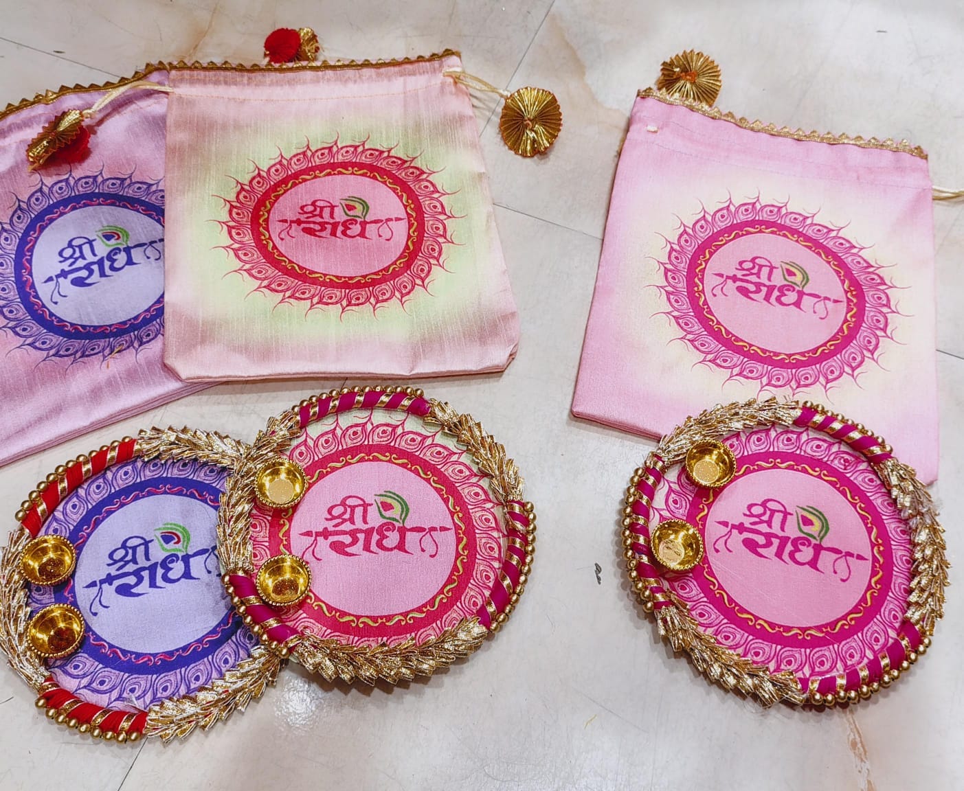 Potli with tilak plate
