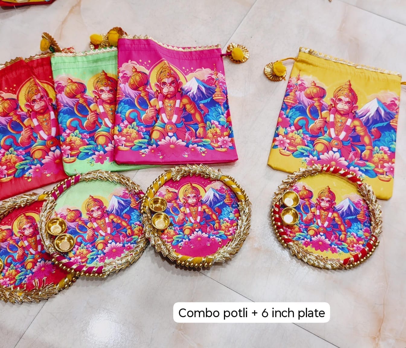 Potli with tilak plate