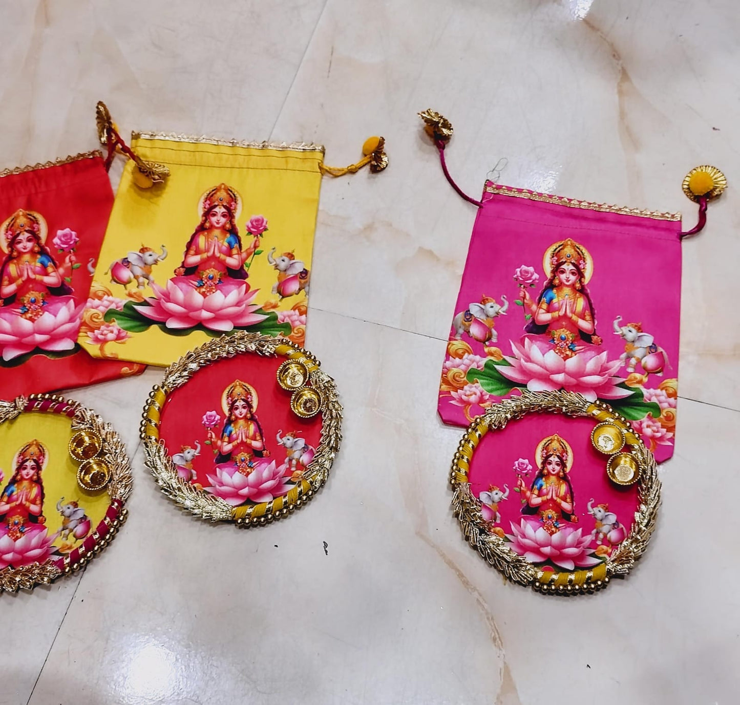 Potli with tilak plate