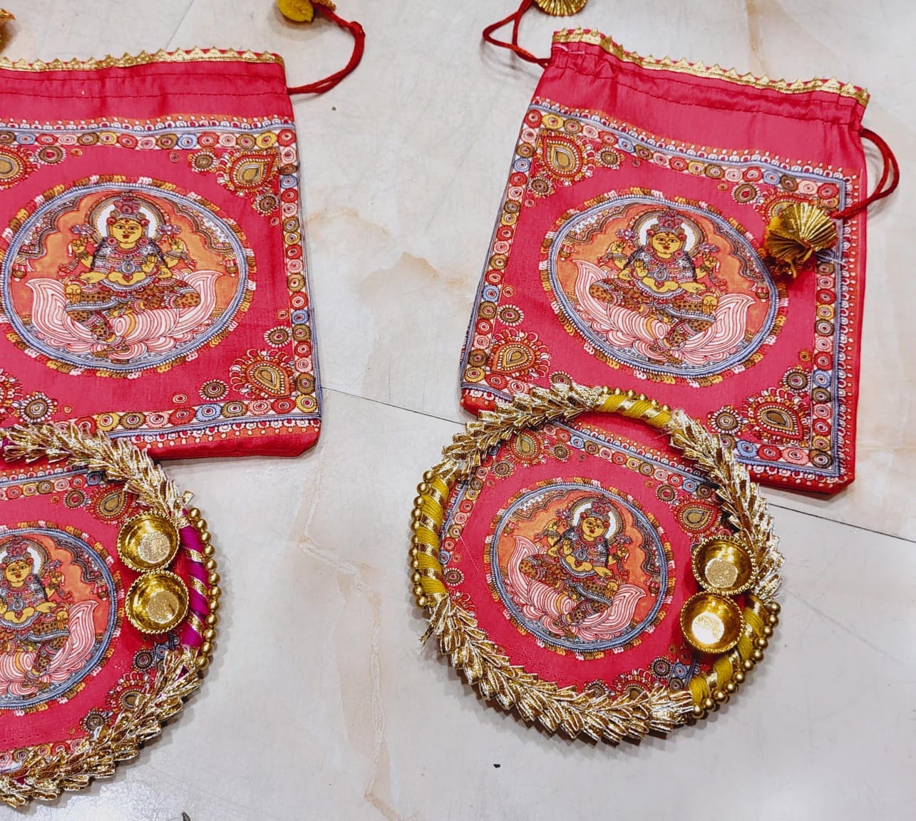 Potli with tilak plate