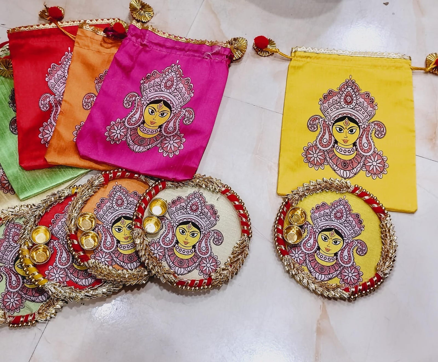 Potli with tilak plate