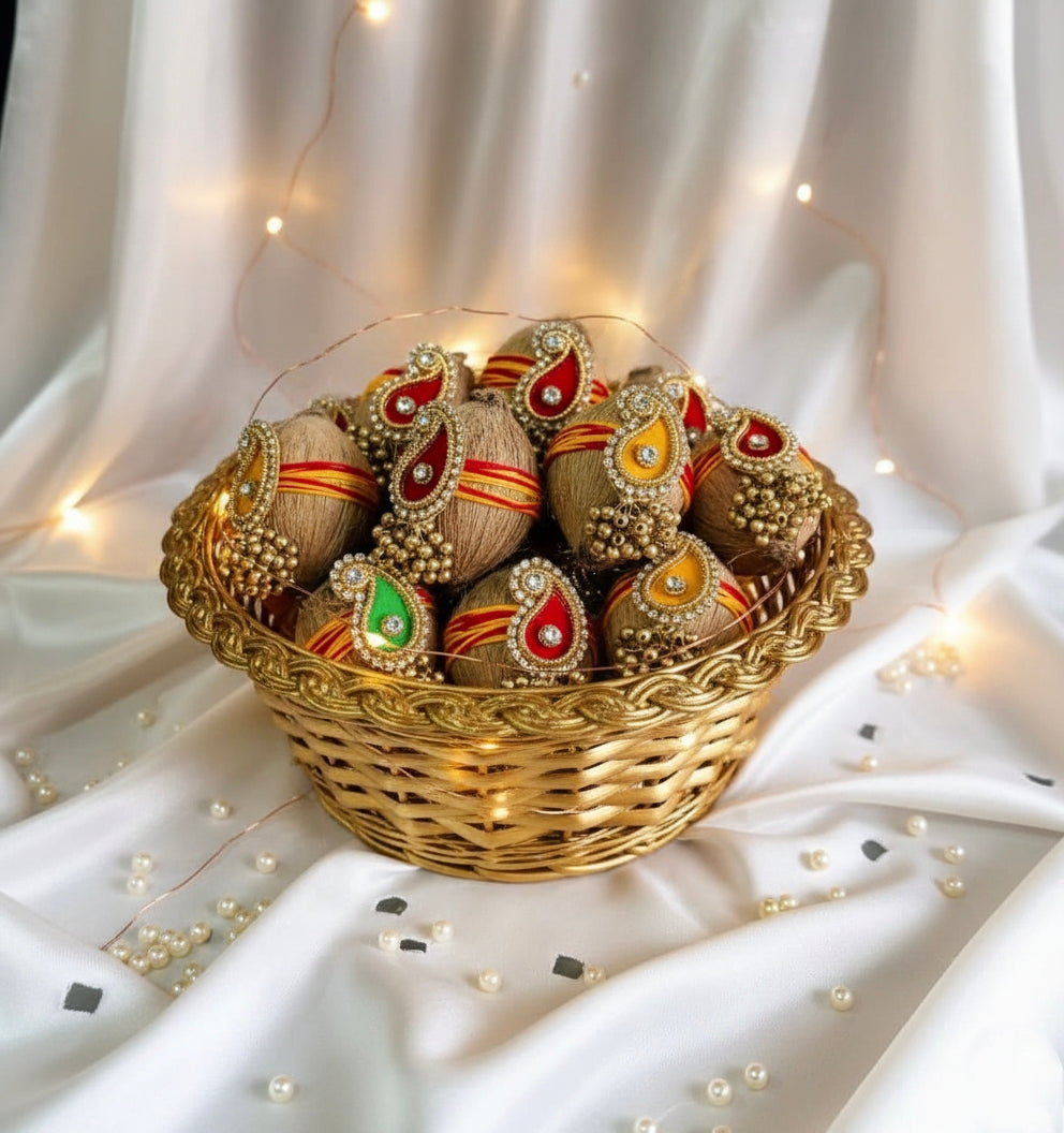 Decorated shagun mini nariyal