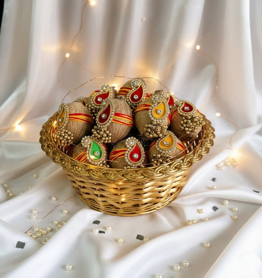 Decorated shagun mini nariyal