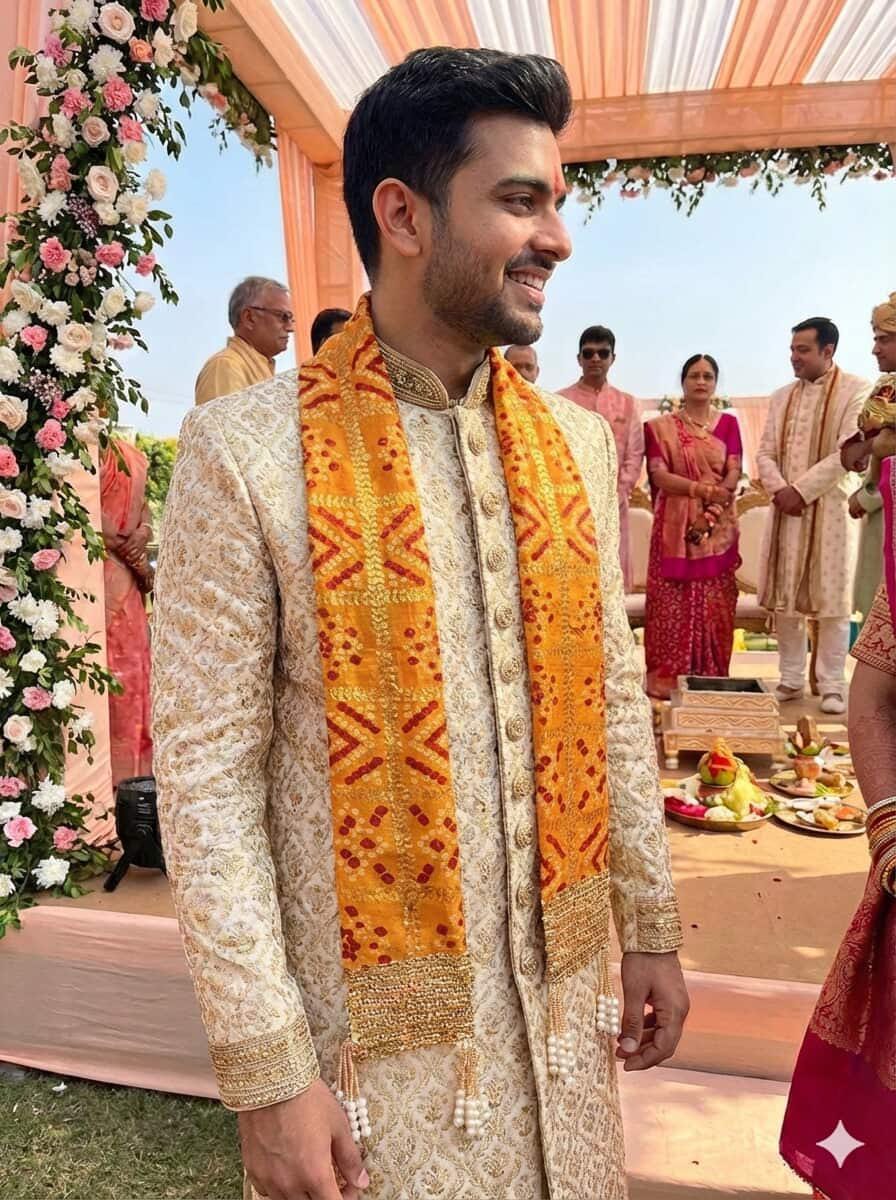 Swagat Dupatta for Wedding | Groom Welcome Dupatta Online