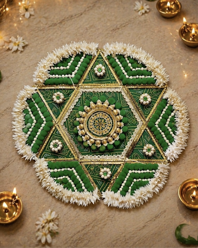 Radiant Starburst Festive Centerpiece