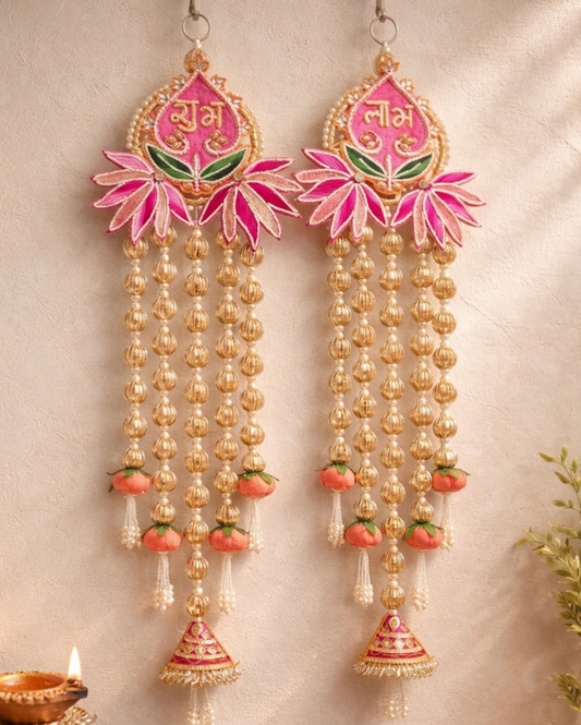 Elegant Traditional Decorative Door Hangings (Shubh-Labh)