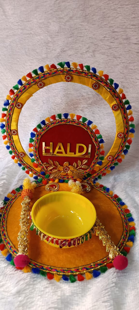 Haldi platter