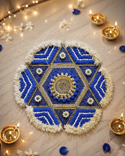 Radiant Starburst Festive Centerpiece
