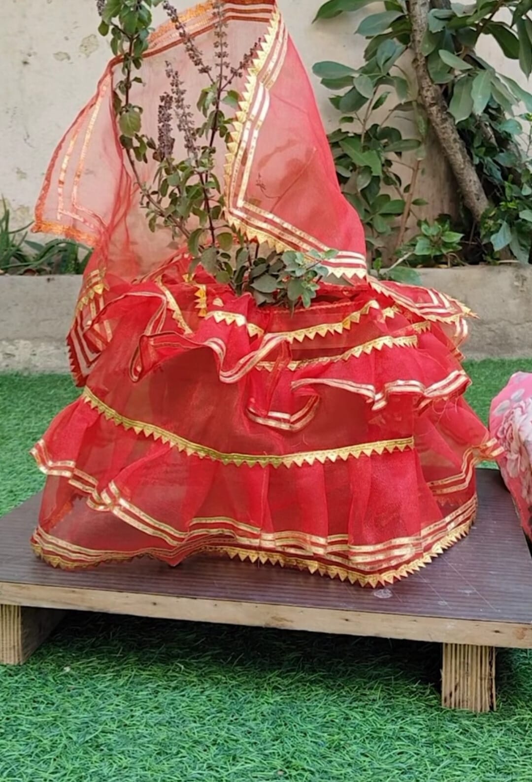 Tulsi Ji Dress For Tulsi Plant