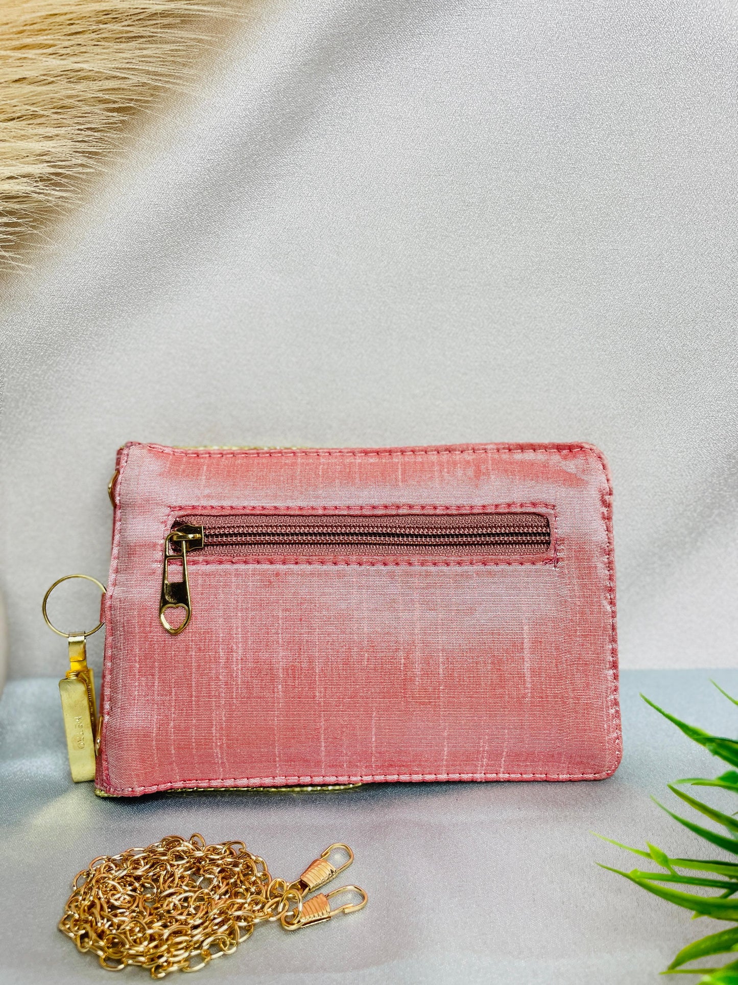 Heavy embroidery mobile sling cover
