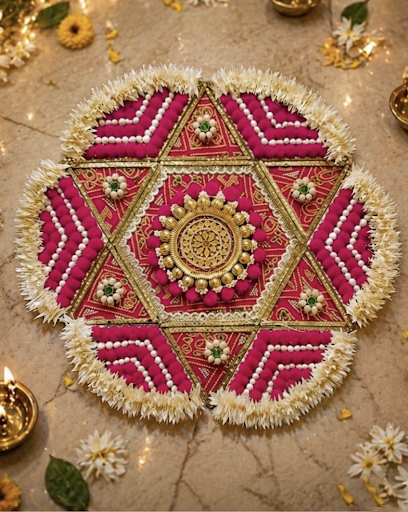 Radiant Starburst Festive Centerpiece