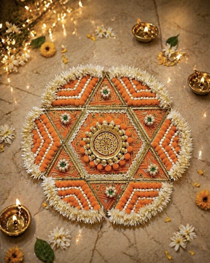 Radiant Starburst Festive Centerpiece