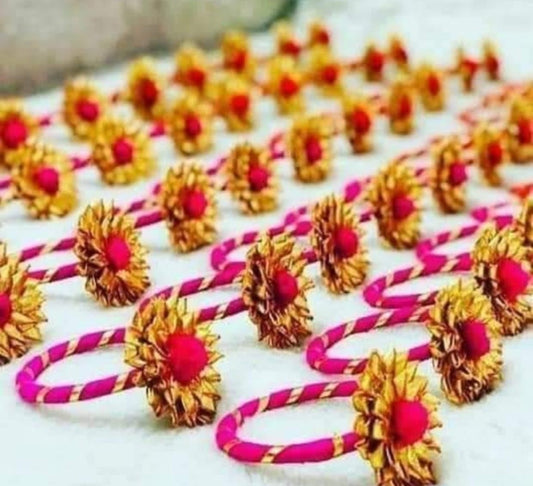 Gota flower bangle
