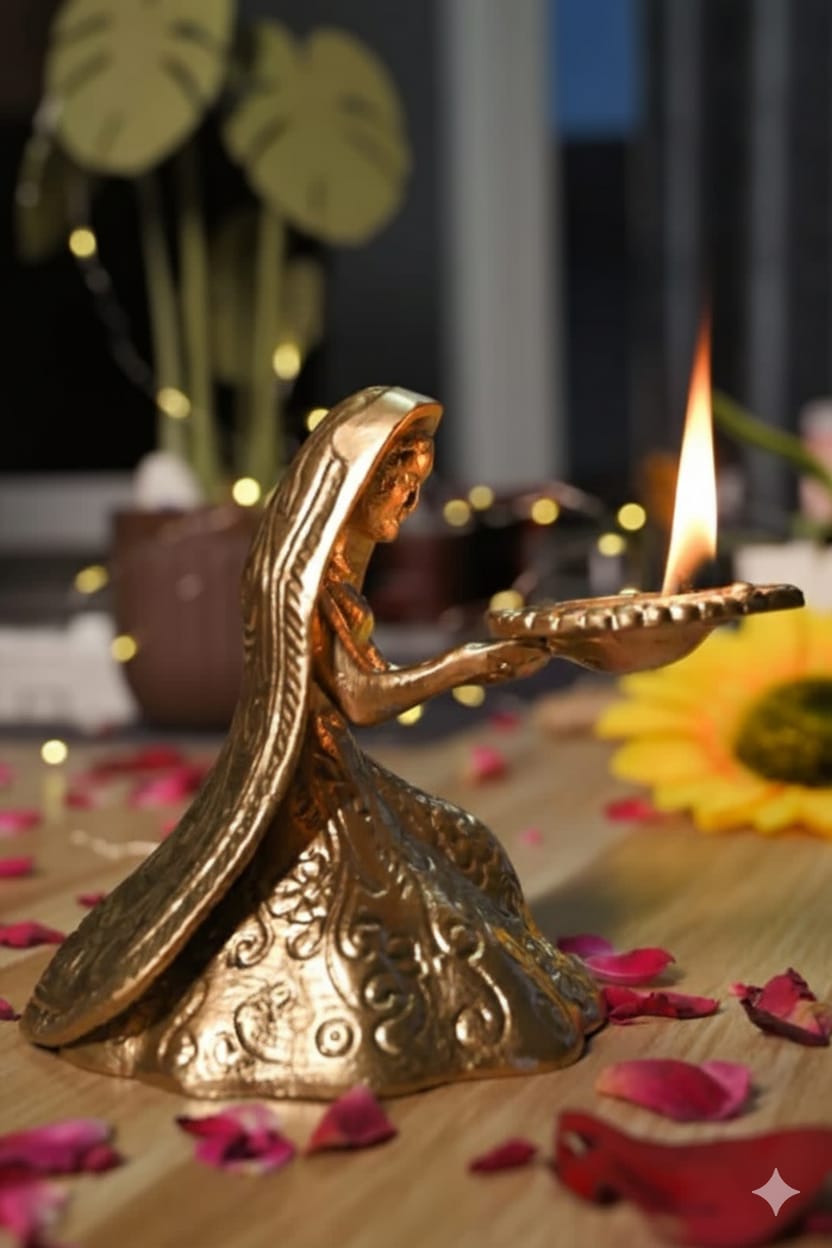 Rajputani Diya: A Symbol of Regal Heritage
